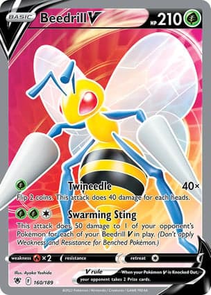 Carta Beedrill VBeedrill V (Full Art)