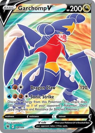 Carta Garchomp VGarchomp V (Full Art)
