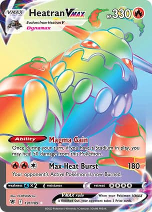 Carta Heatran VMAXHeatran VMAX (Secret)