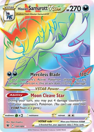 Carta Samurott de Hisui V-ASTROHisuian Samurott VSTAR (Secret)