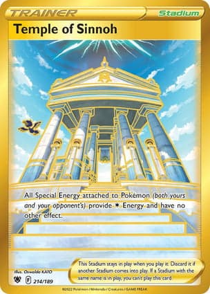Carta Templo de Sinnoh