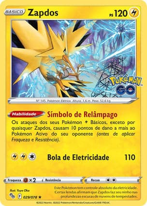 Carta Zapdos