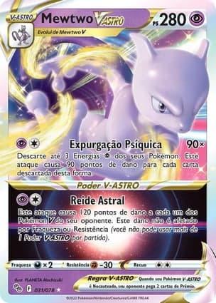 Carta Mewtwo V-ASTROMewtwo VSTAR