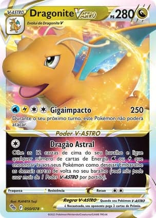 Carta Dragonite V-ASTRODragonite VSTAR