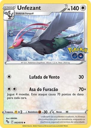 Carta Unfezant