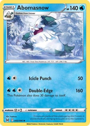 Carta Abomasnow