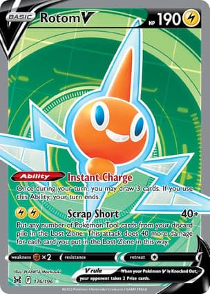 Carta Rotom VRotom V (Full Art)