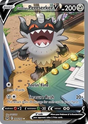 Carta Perrserker de Galar VGalarian Perrserker V