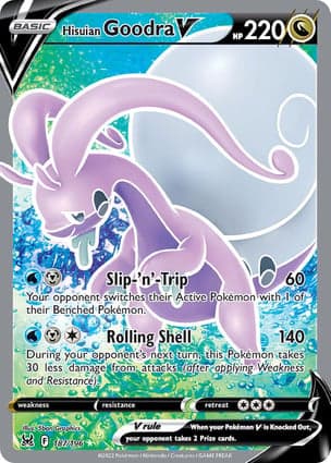 Carta Goodra de Hisui VHisuian Goodra V (Full Art)