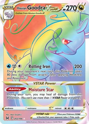 Carta Goodra de Hisui V-ASTROHisuian Goodra VSTAR (Secret)