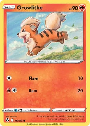 Carta Growlithe
