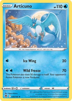 Carta Articuno