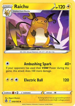 Carta Raichu