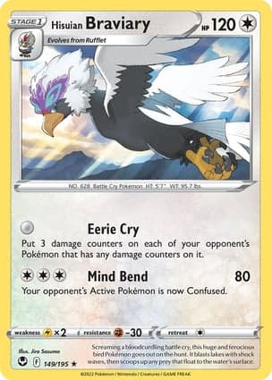 Carta Braviary de Hisui