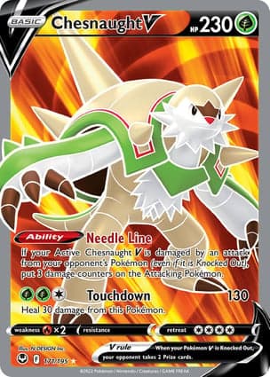 Carta Chesnaught VChesnaught V (Full Art)
