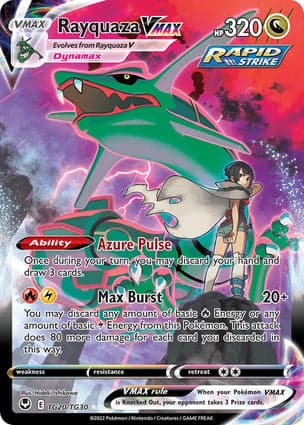 Carta Rayquaza VMAX