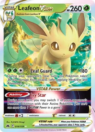 Carta Leafeon V-ASTROLeafeon VSTAR