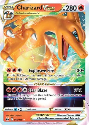 Carta Charizard V-ASTROCharizard VSTAR