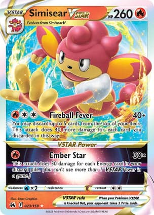 Carta Simisear V-ASTROSimisear VSTAR