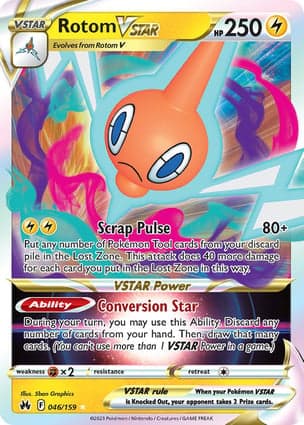 Carta Rotom V-ASTRORotom VSTAR