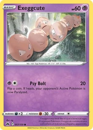 Carta exeggcute