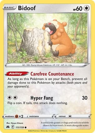 Carta Bidoof