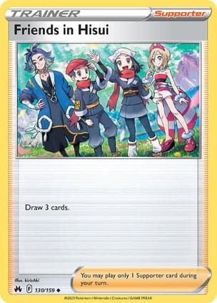 Carta Amigos em Hisui