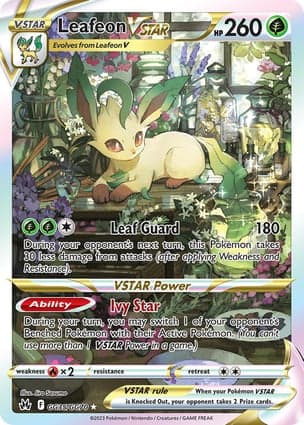 Carta Leafeon V-ASTROLeafeon VSTAR
