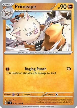 Carta Primeape