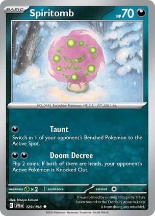 Carta Spiritomb