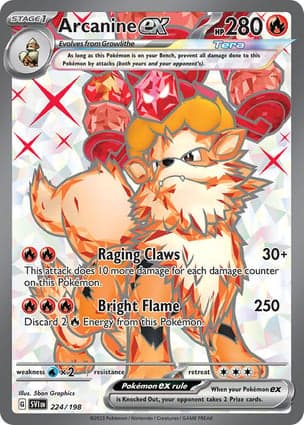 Carta Arcanine ex