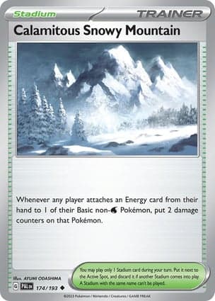 Carta Montanha Nevada Calamitosa