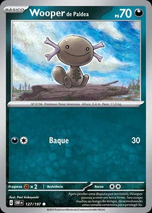 Carta Wooper de Paldea