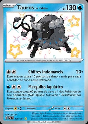 Carta Tauros de Paldea
