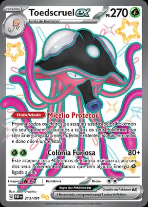 Carta Toedscruel ex Toedscruel ex - 213/091