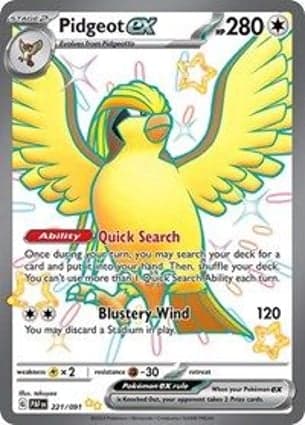 Carta Pidgeot ex