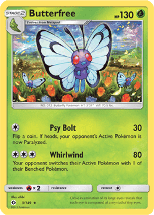 Carta Butterfree
