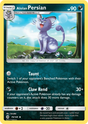 Carta Persian de Alola