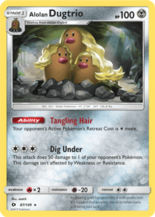 Carta Dugtrio de Alola