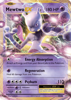 Carta Mewtwo-EX