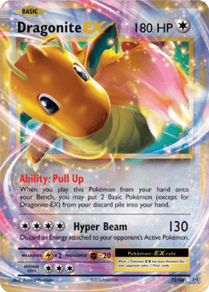 Carta Dragonite-EX