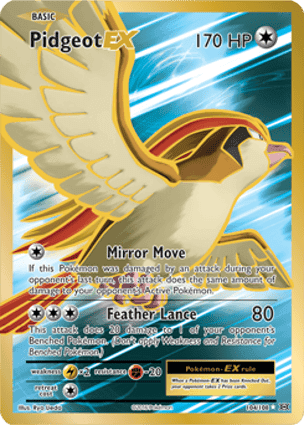 Carta Pidgeot-EX