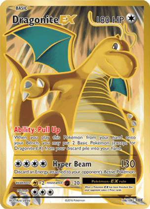 Carta Dragonite-EX