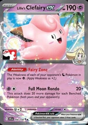 Carta Clefairy ex da Lílian