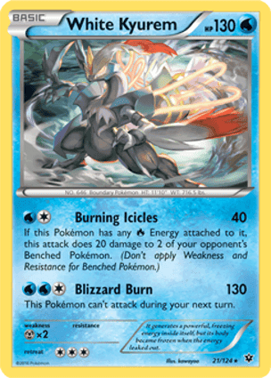 Carta Kyurem Branco