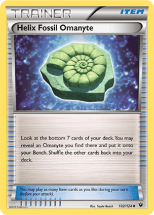 Carta Fóssil Espiral de Omanyte