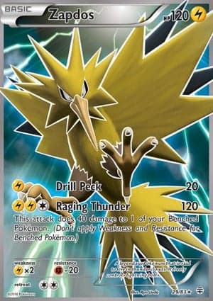 Carta Zapdos