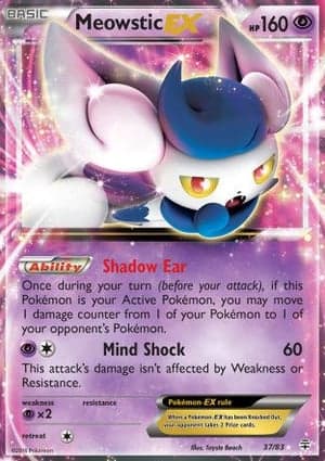 Carta Meowstic-EX