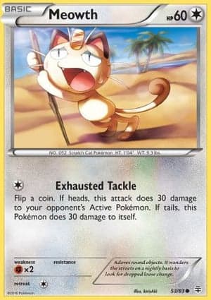 Carta Meowth