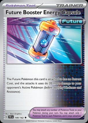 Carta Cápsula Energética de Melhoria Futurista
